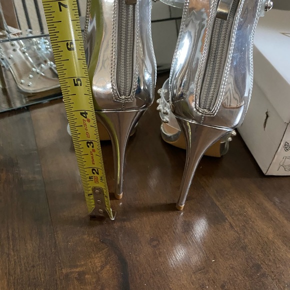 Beast silver and clear heels - Picture 4 of 8